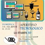 Aperitivo Tecnologico - Stampa 3d - Deploy LAB - Taranto